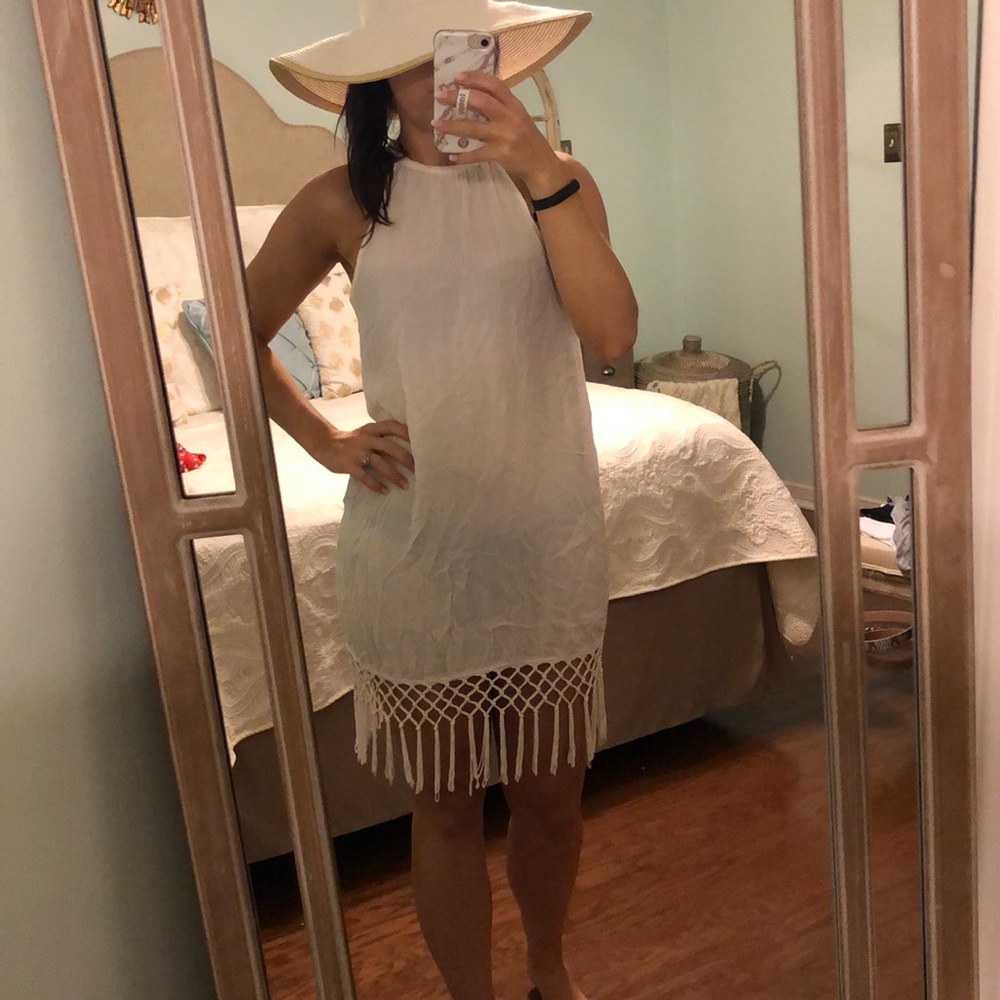 Mud pie Swim Coverup with Tassels